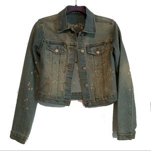 Cute denim jacket, size Small